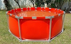 fire fighting open top water tank